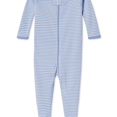 LAKE Baby Pima Cotton Pajamas Hydrangea Baby Sleeper
