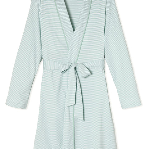 Pima Robe in Parisian Green