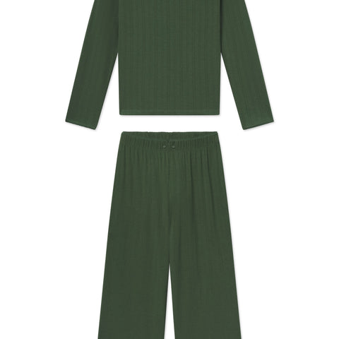{ "@context": "https://schema.org/", "@type": "Product", "name": "Pointelle Long-Long Set in Rosemary — XXS", "image": "https:\/\/lakepajamas.com\/cdn\/shop\/files\/LAKE_Webcrop_Holiday1_2026_PointelleLL_Rosemary_1200x1800_c26b9dfa-8c58-422c-9949-f13643cf2f07.jpg?crop=center\u0026height=1024\u0026v=1786652695\u0026width=1024", "description": "The Pointelle Long Sleeve Pants Set in Rosemary, an earthy, herbal green, features long sleeves and cropped straight pants, with stretch picot trim at the neck opening, sleeve hem, waistband, and leg opening. Made from 66% bamboo, 30% cotton, and 4% spandex.", "sku": "10628-RMY-XXS", "offers":{ "@type": "Offer", "priceCurrency": "USD", "price": "128.00", "availability": "https:\/\/schema.org\/InStock", "url": "https:\/\/lakepajamas.com\/products\/rosemary-pointelle-long-long-set?variant=43830193389658", "seller":{ "@type": "Organization", "name": "LAKE" } }, "color": "rosemary", "material": "Pointelle", "brand":{ "@type": "Brand", "name": "LAKE Pa