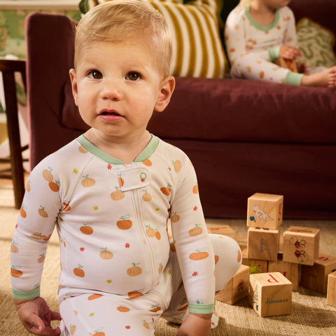 Baby Sleeper in Pumpkin Patch