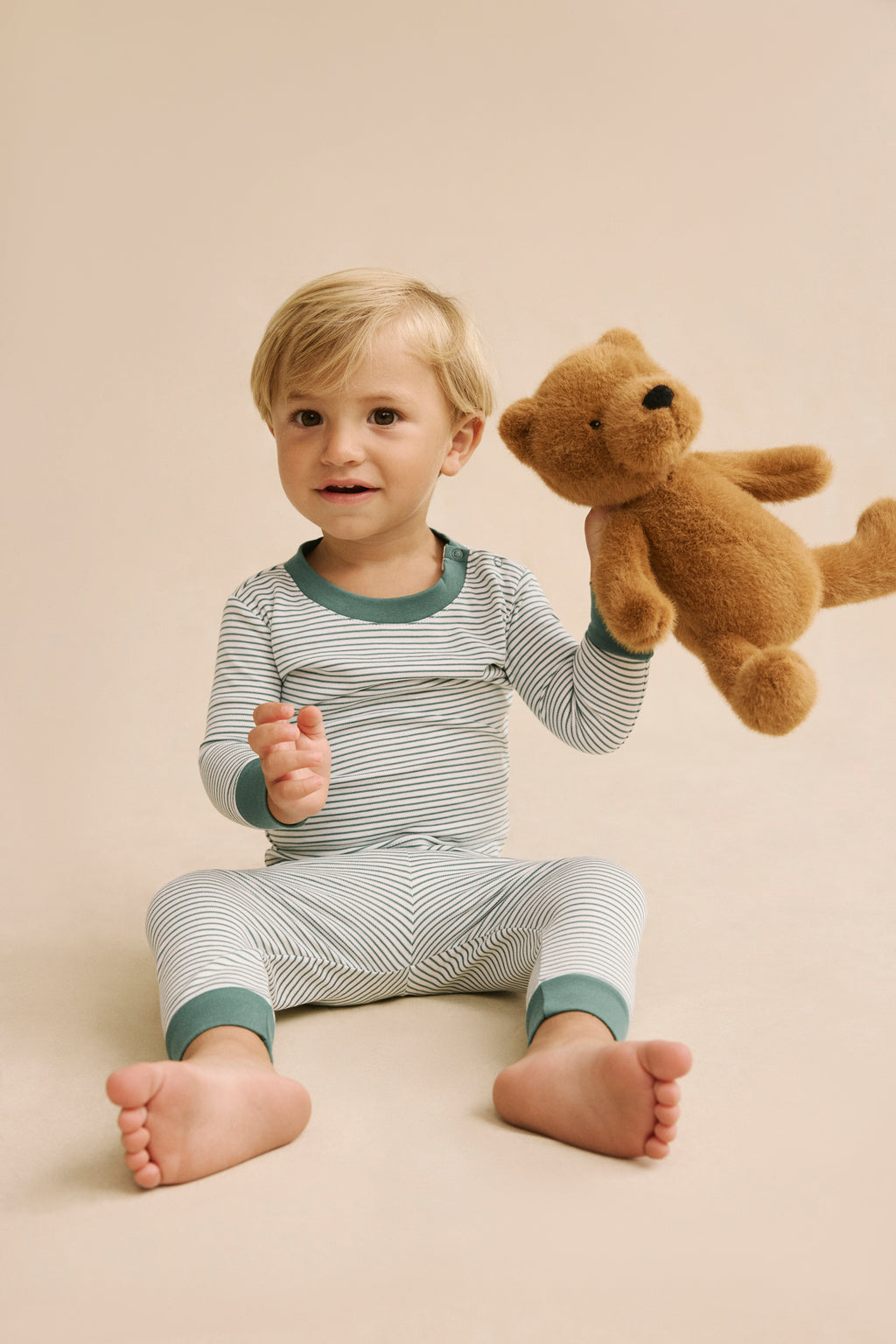 Baby Long-Long Set in Classic Green - Main Image 1