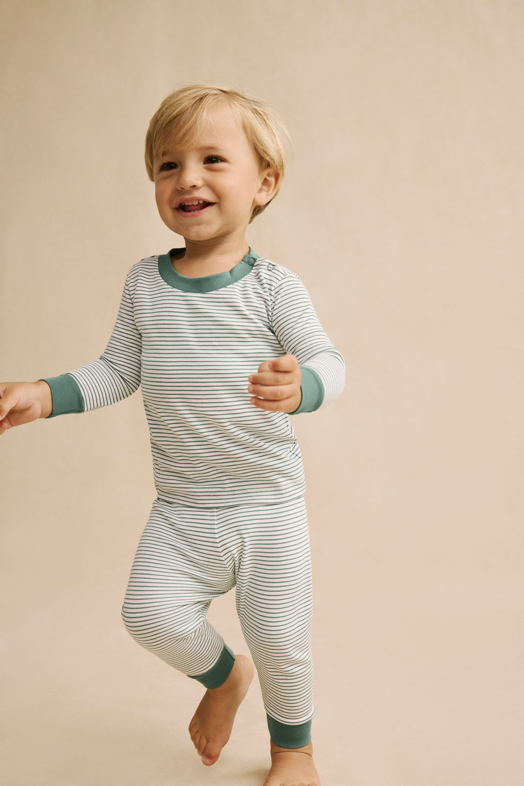 Baby Long-Long Set in Classic Green - Main Image 2