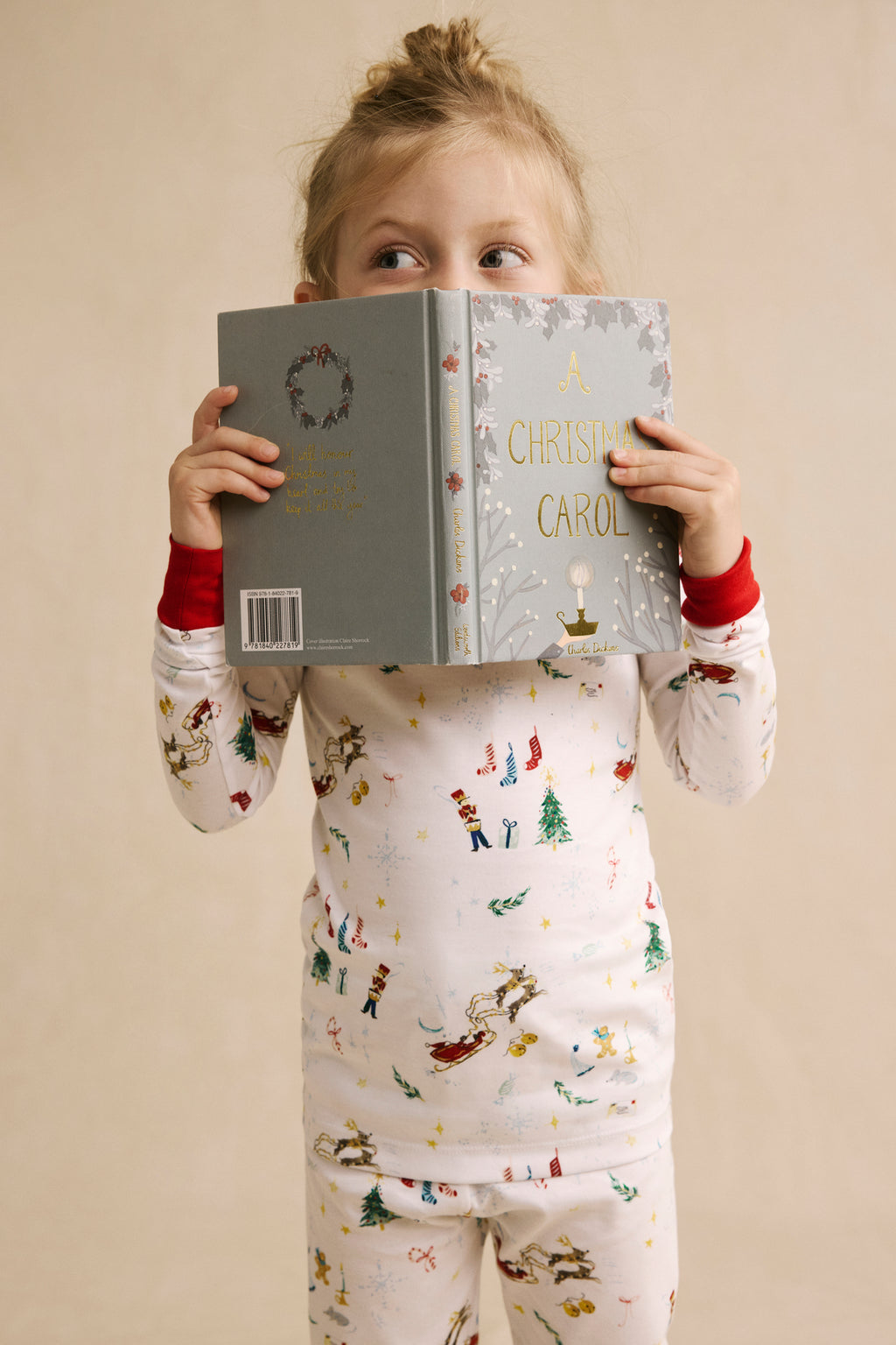 Kids Long-Long Set in Night Before Christmas - Main Image 1