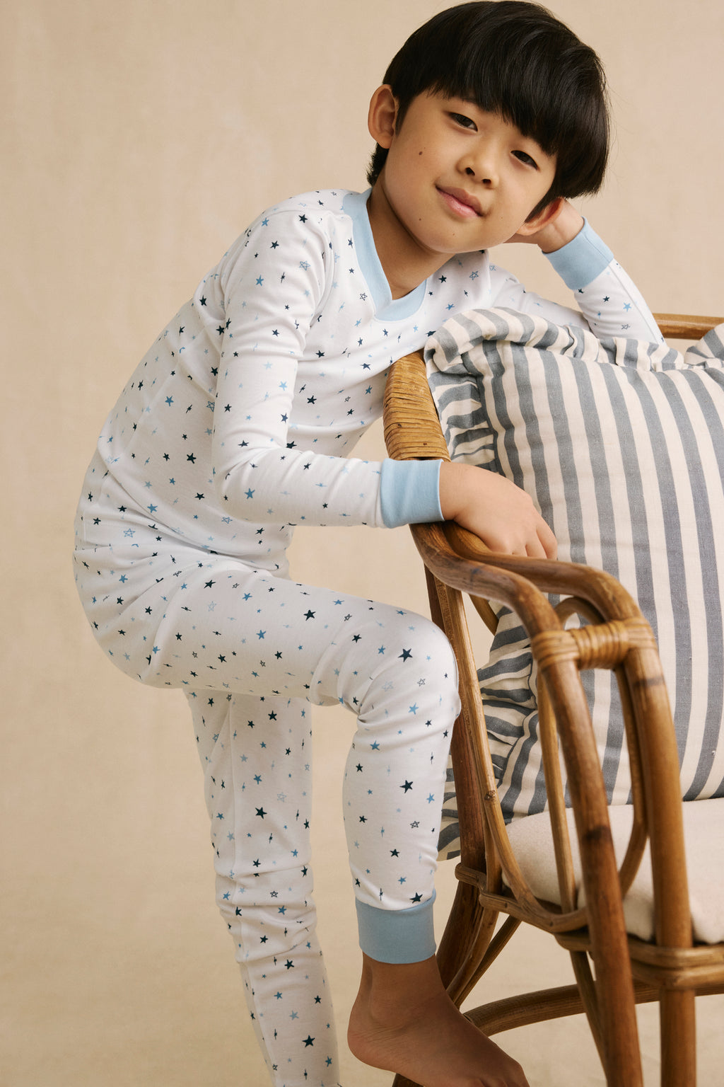 Kids Long-Long Set in Night Lights - Main Image 2