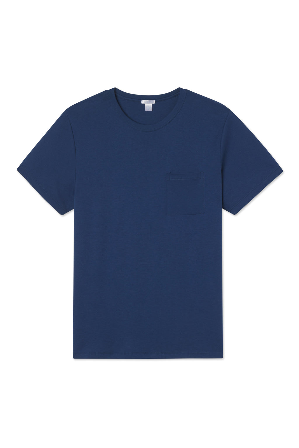 Men's Pima Pocket Tee in Navy - Main Featured Image