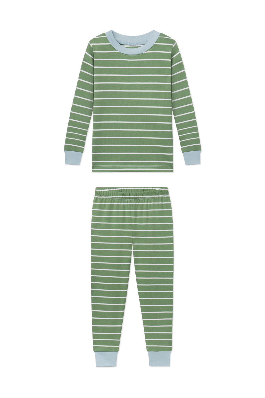 Kids Long-Long Set in Comfrey Inverse Club Stripe - Featured Image 0