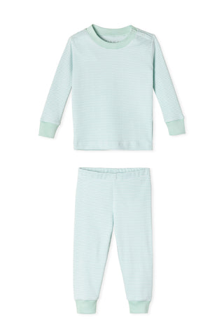 LAKE | Pima Cotton Pajamas | Baby Long-Long Set | Parisian Green