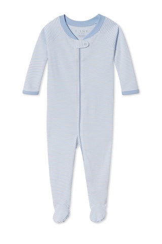 LAKE | Baby | Pima Cotton Pajamas | French Blue Baby Sleeper