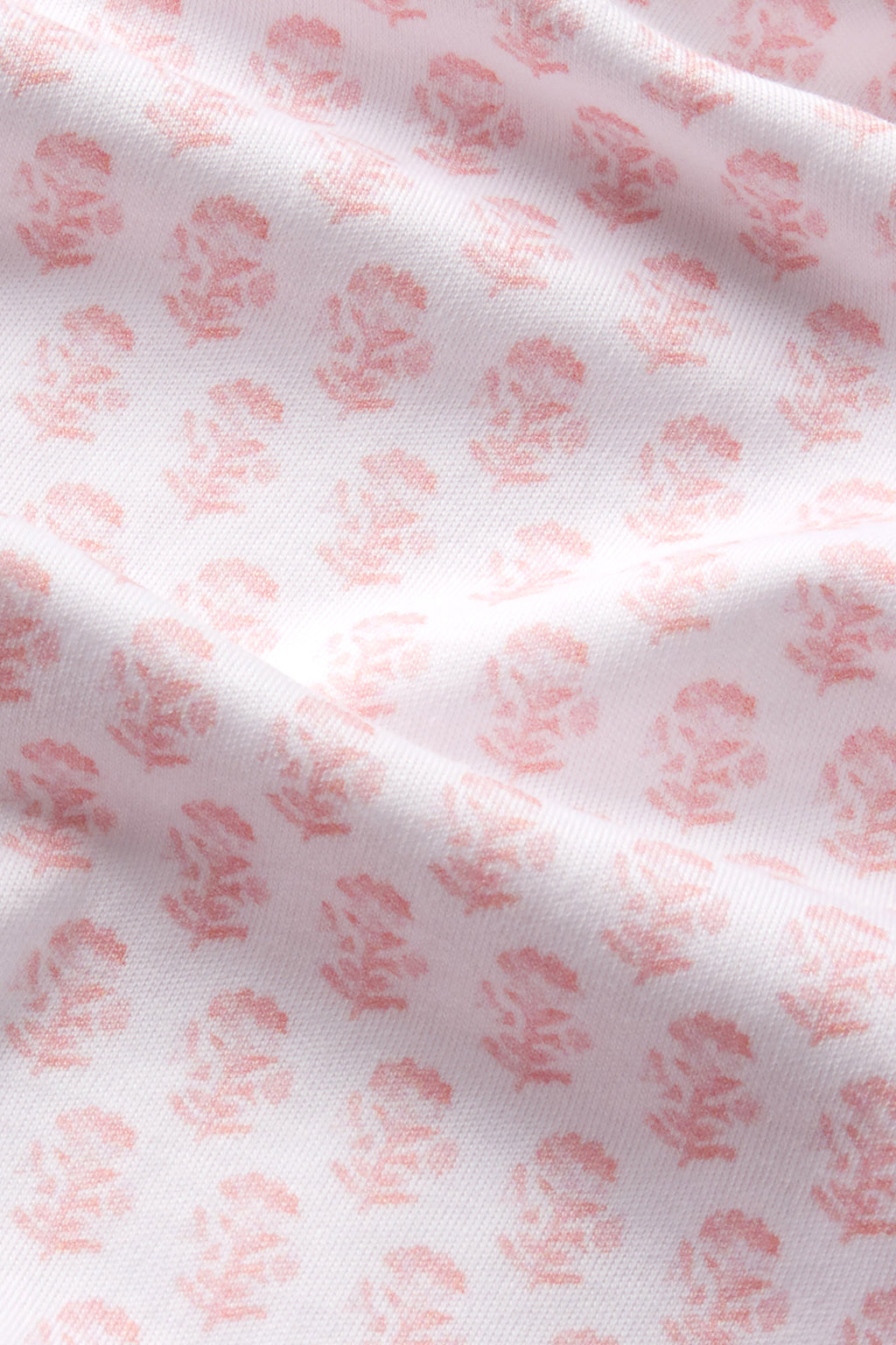 LAKE | Women | Cotton Robe Pima Blockprint Pajamas | English Rose