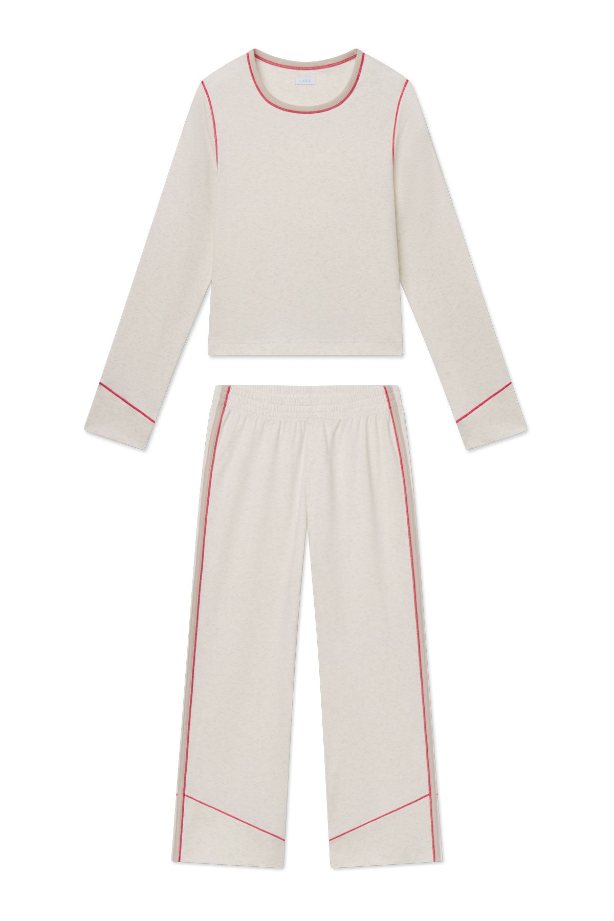 Balance Knit Wave Long-Long Set in Stone Heather XS