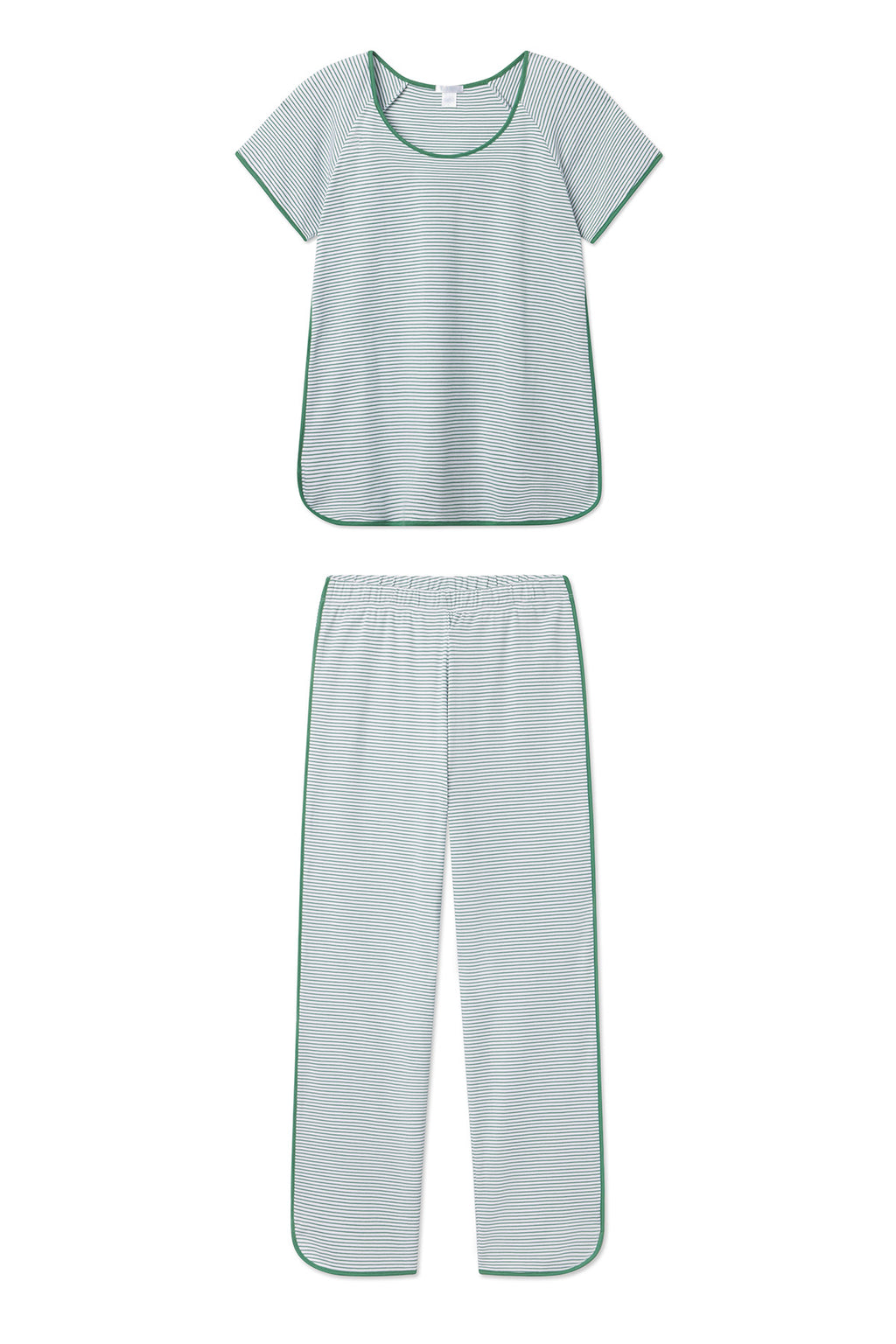 Pima Short-Long Set in Classic Green - Featured Image 4
