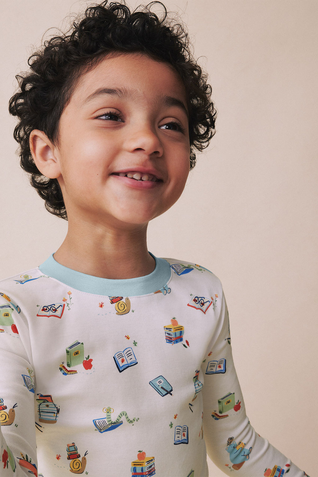 Kids Long-Long Set in Book Worm - Main Image 2