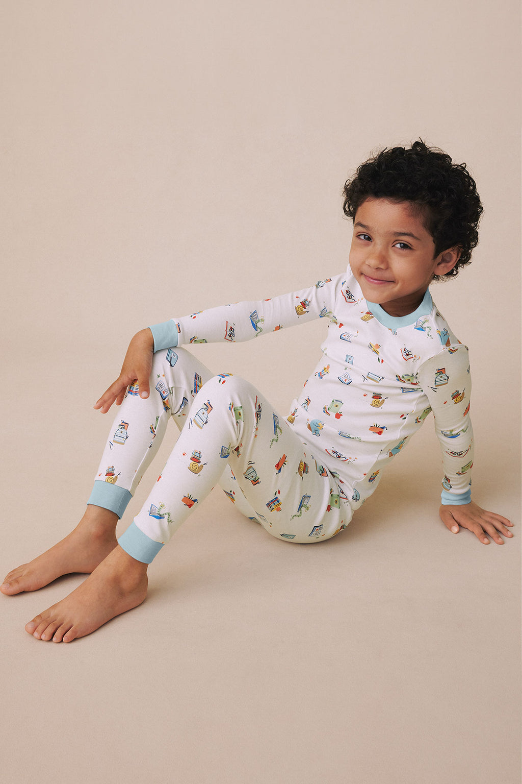Kids Long-Long Set in Book Worm - Main Image 3