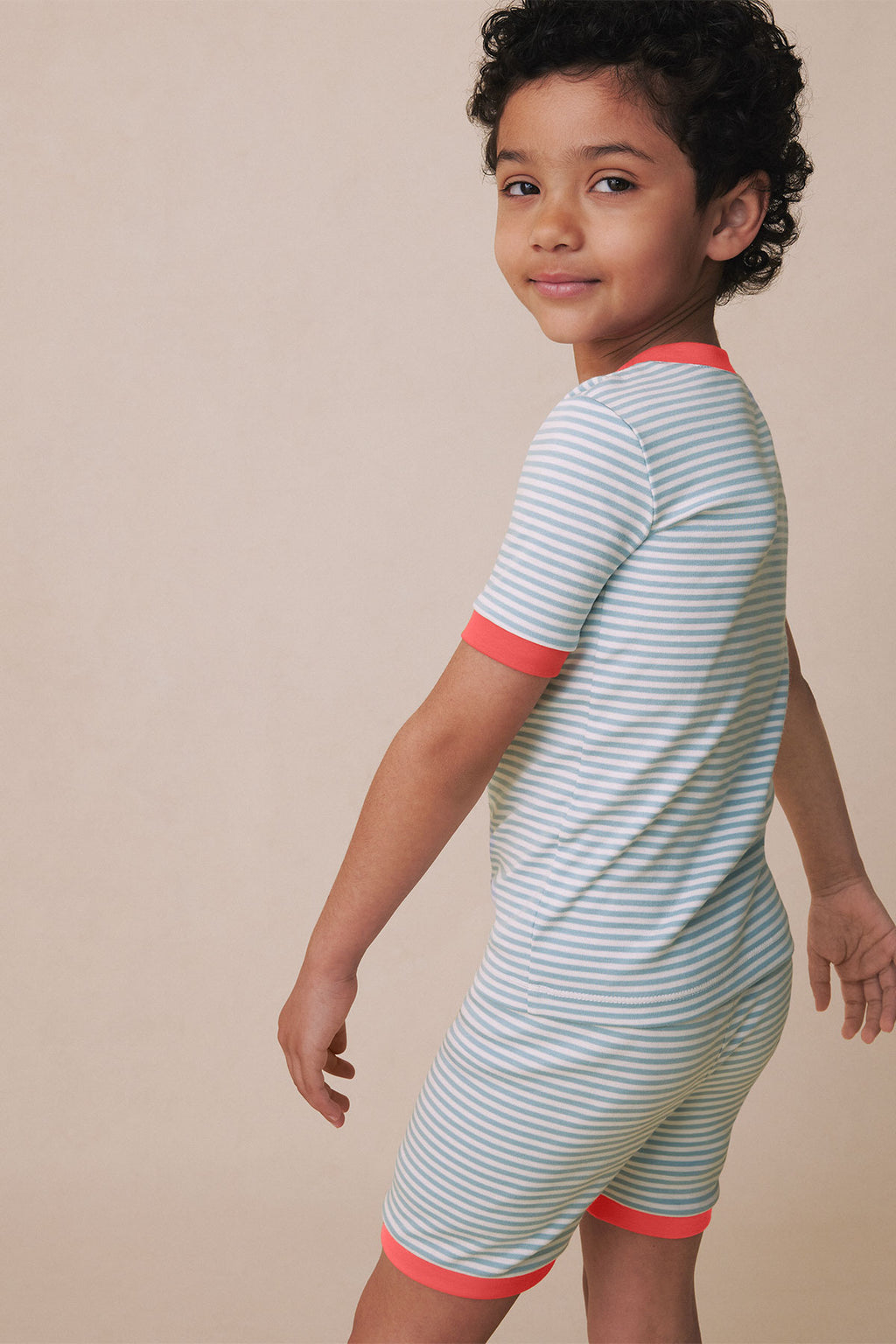 Kids Shorts Set in Seabrook Heritage Stripe - Main Image 2