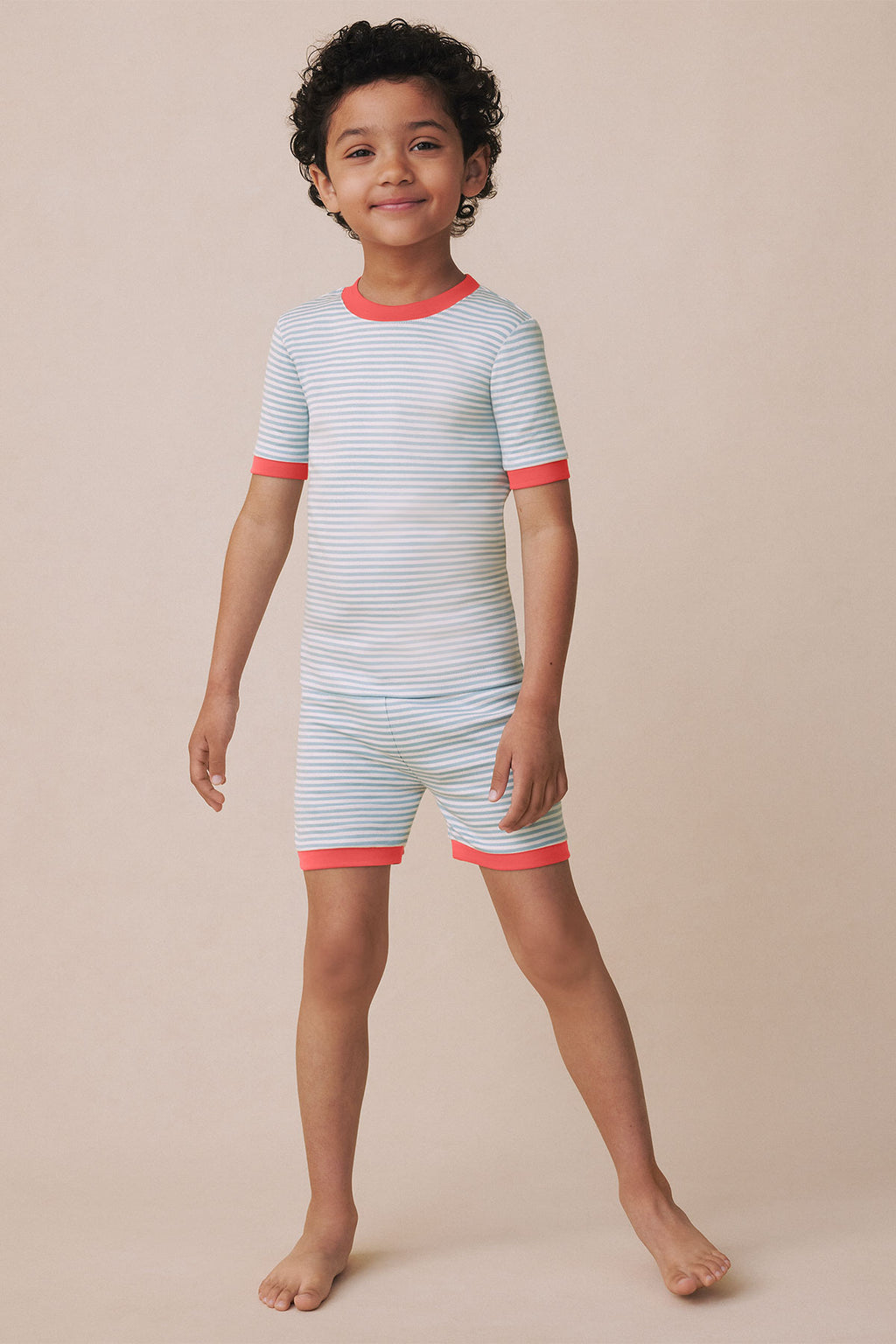 Kids Shorts Set in Seabrook Heritage Stripe - Main Image 1