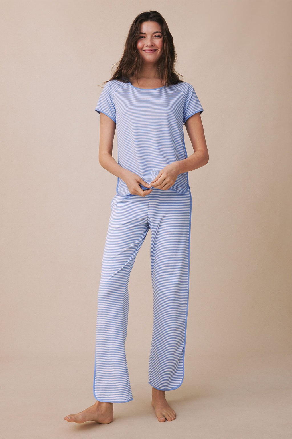 Pima Short-Long Set in Hydrangea - Main Image 1