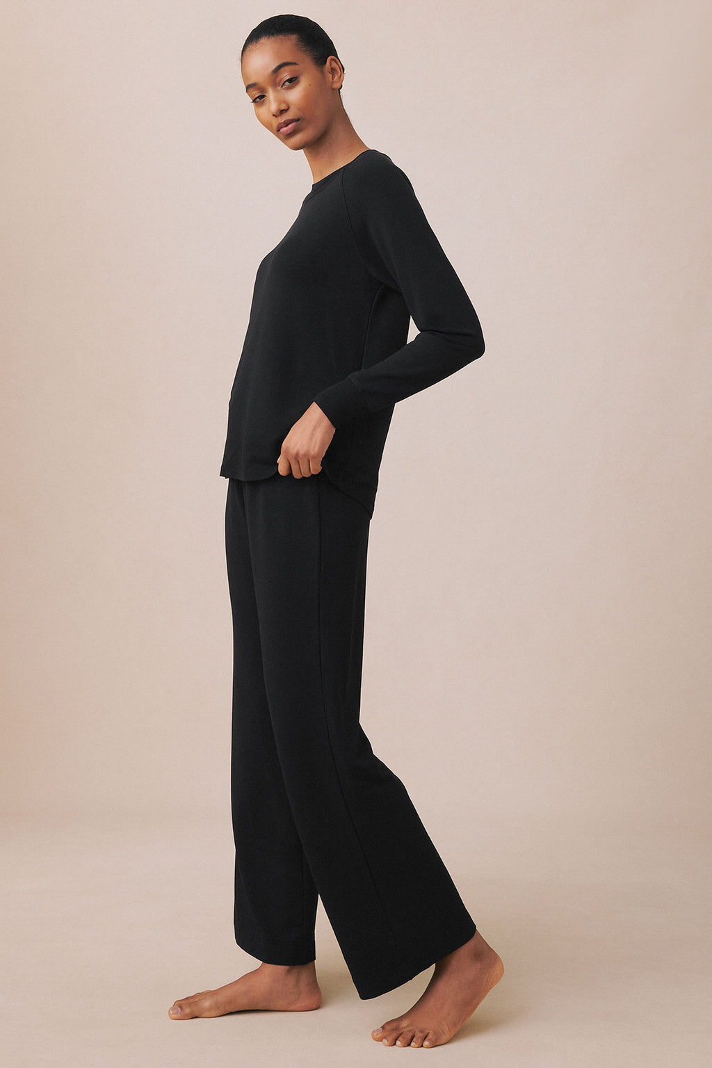 Relax Pants Set in Black - Main Image 4