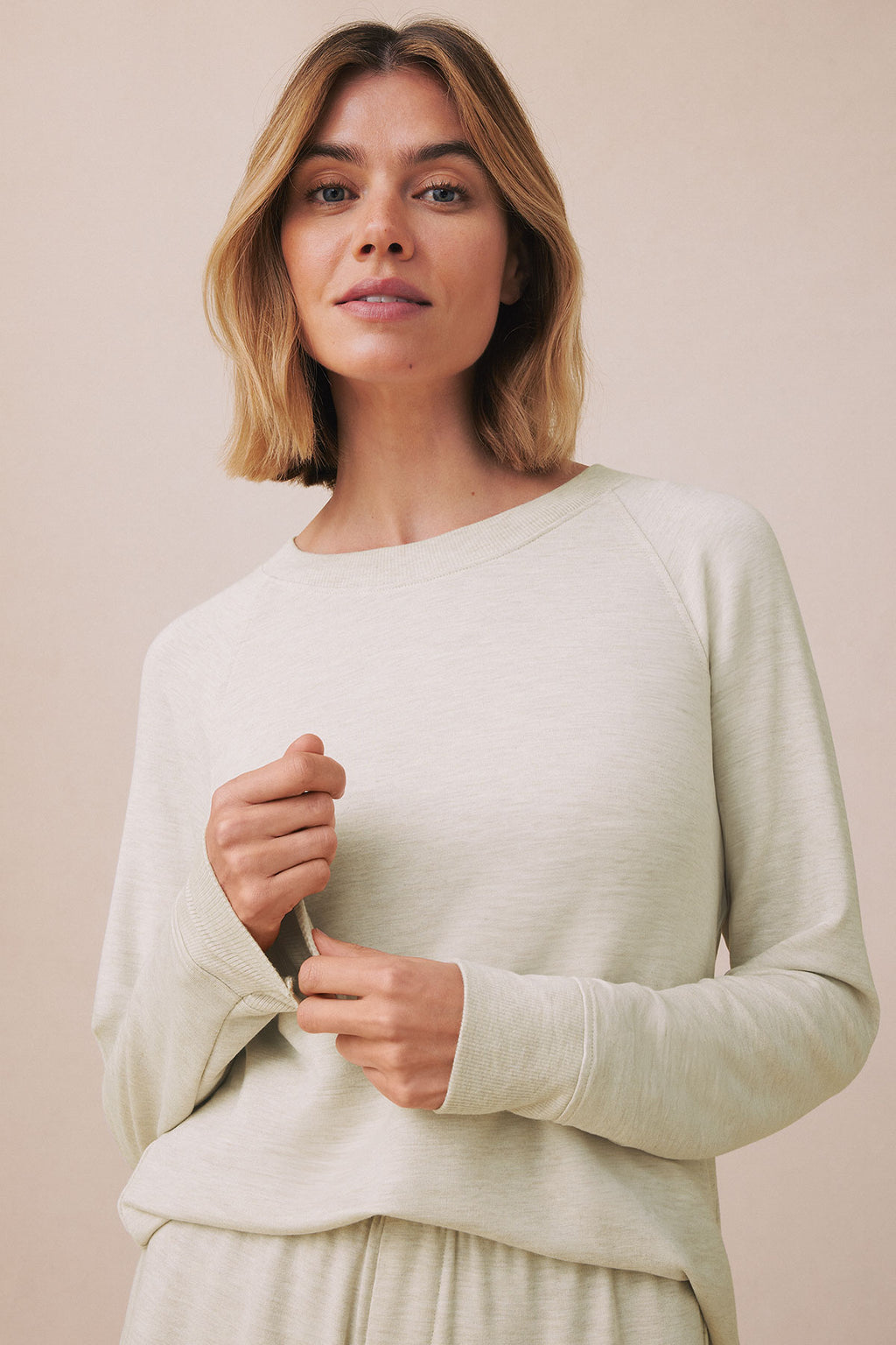 Relax Pants Set in Oat Heather - Main Image 2