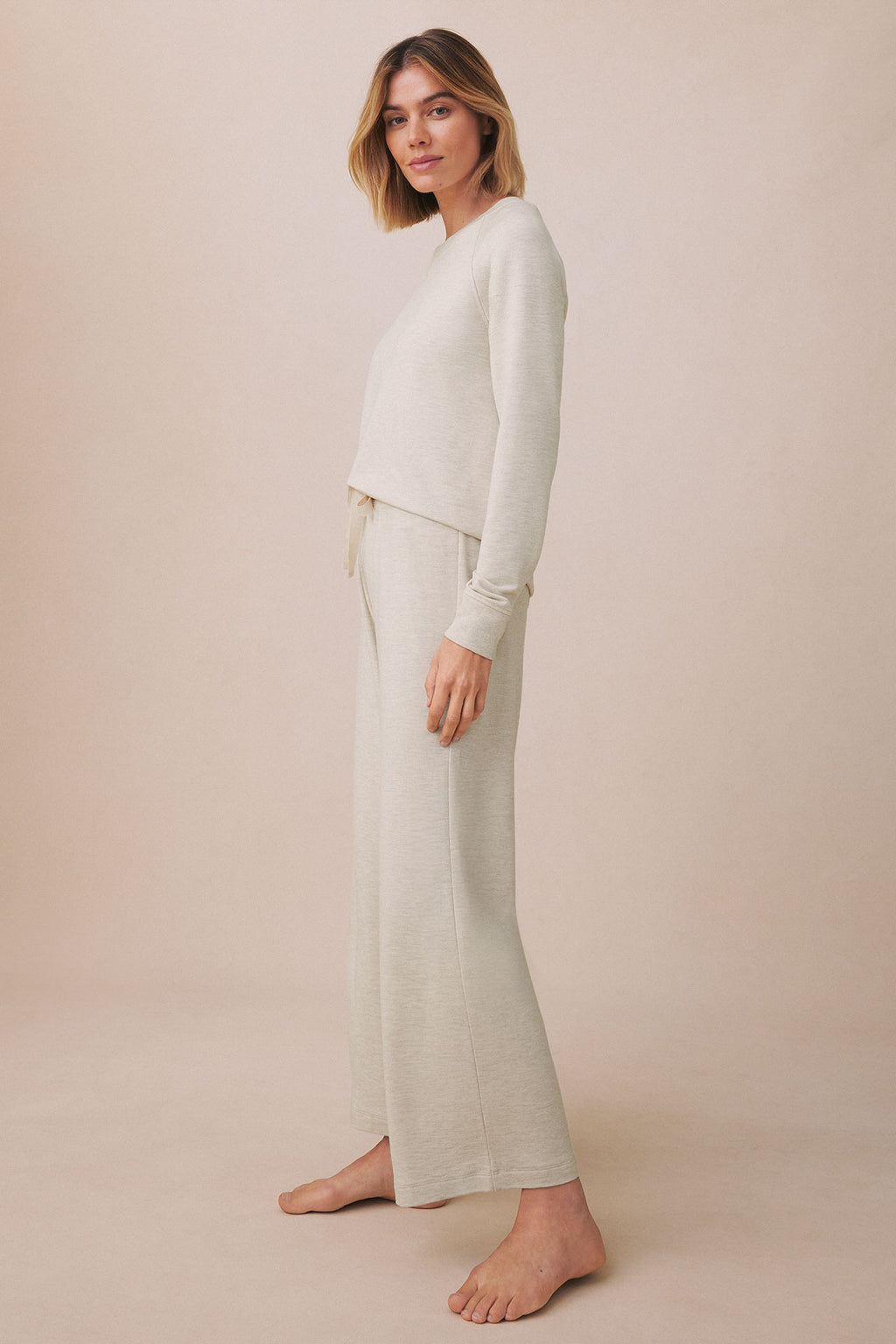 Relax Pants Set in Oat Heather - Main Image 4