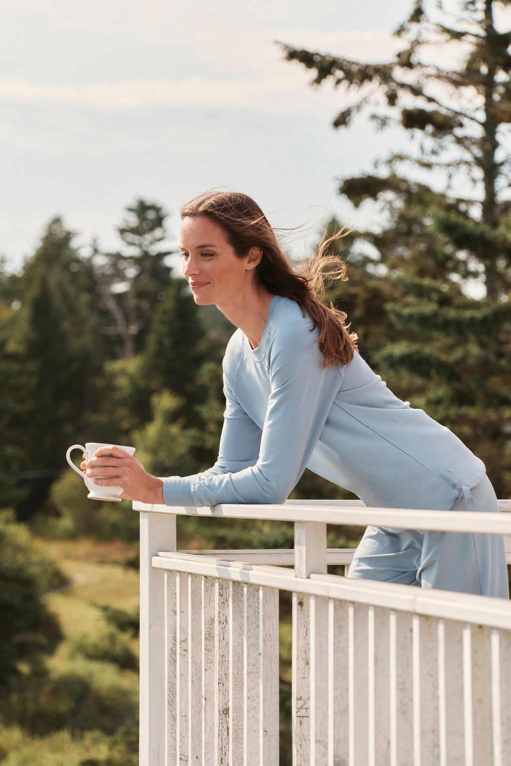 Relax Pants Set in Dusty Blue - Main Image 2