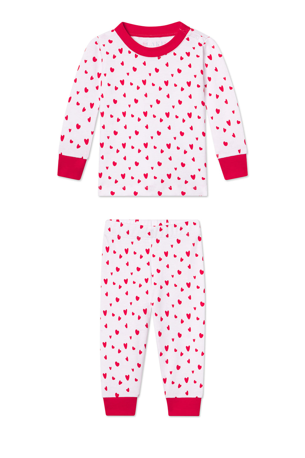 Baby Long-Long Set in Red Mini Heart - Featured Image 0