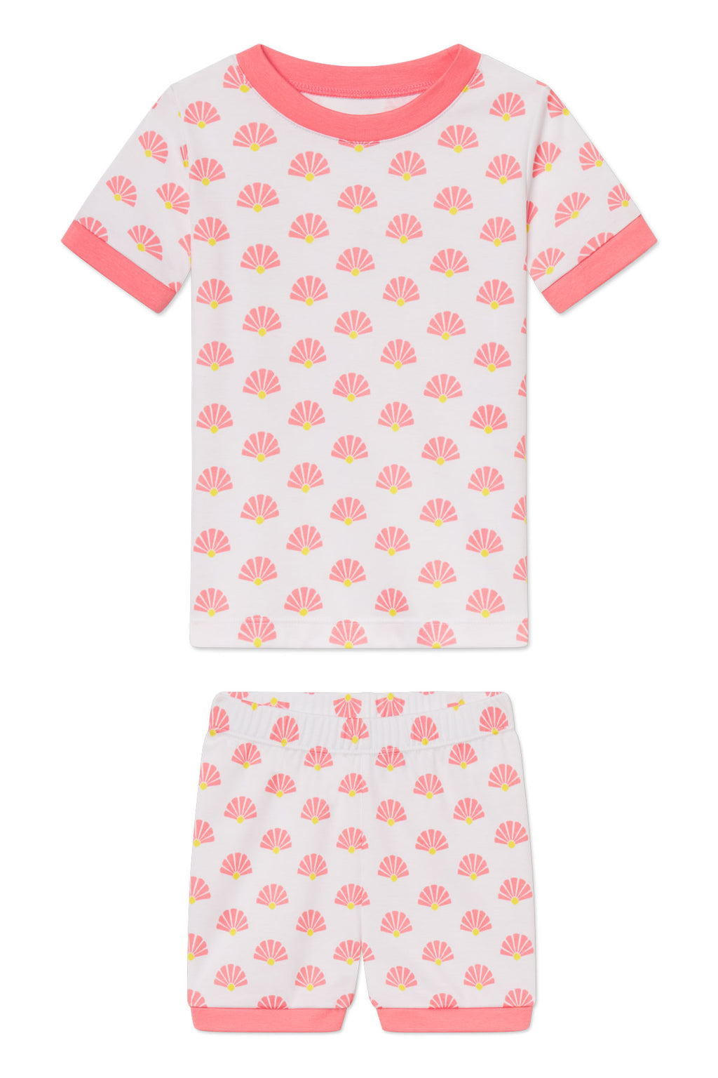 Kids Shorts Set in Gelato Scallop Shell - Featured Image 3