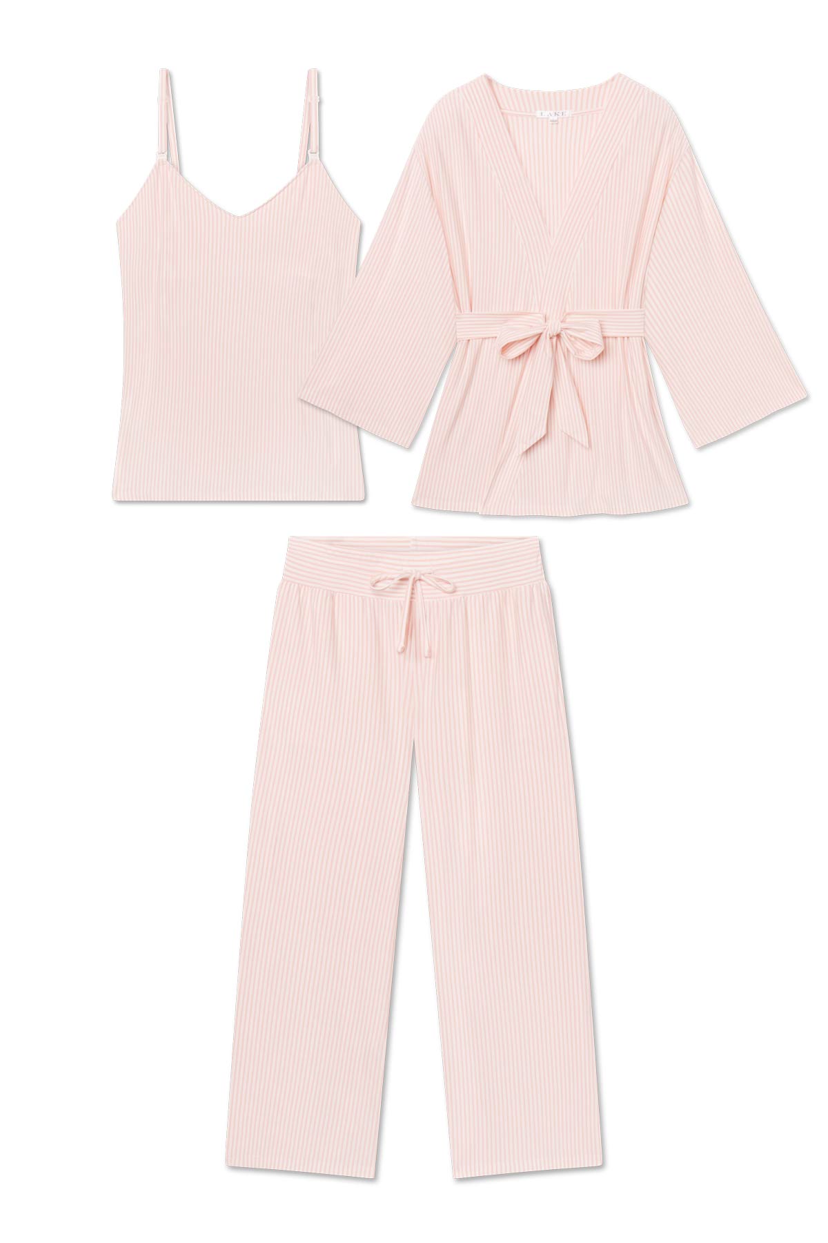 LAKE | Women | DreamModal™ Pajamas | English Rose Pencil Stripe