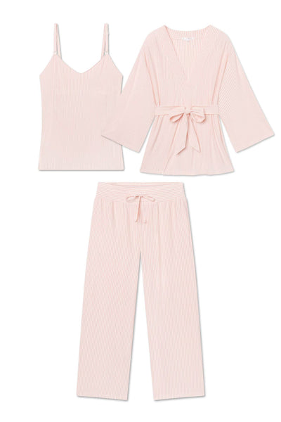 LAKE | Women | DreamModal™ Pajamas | English Rose Pencil Stripe