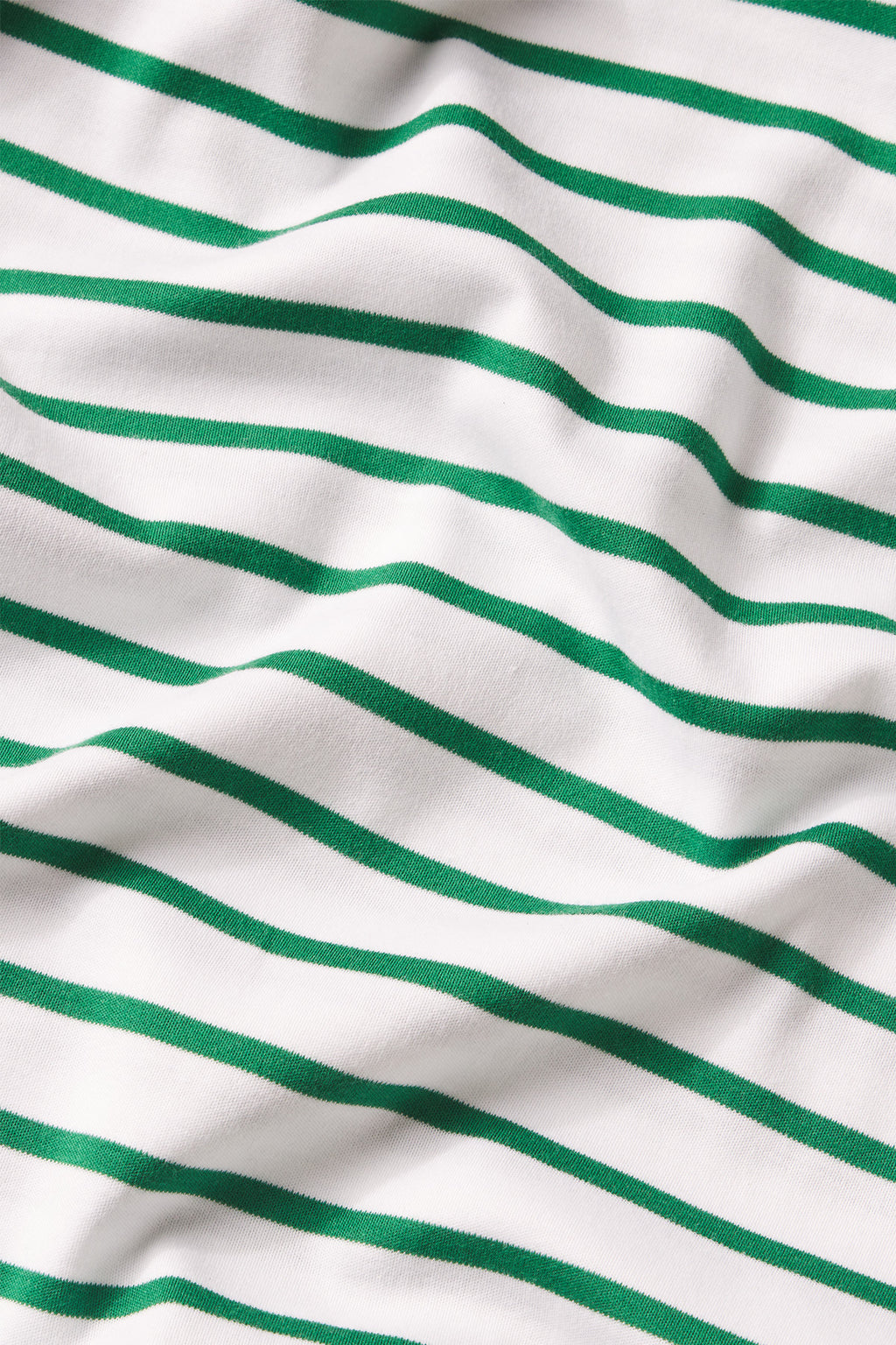 Pima Short-Long Set in Classic Green Anchor Stripe - Main Image 4