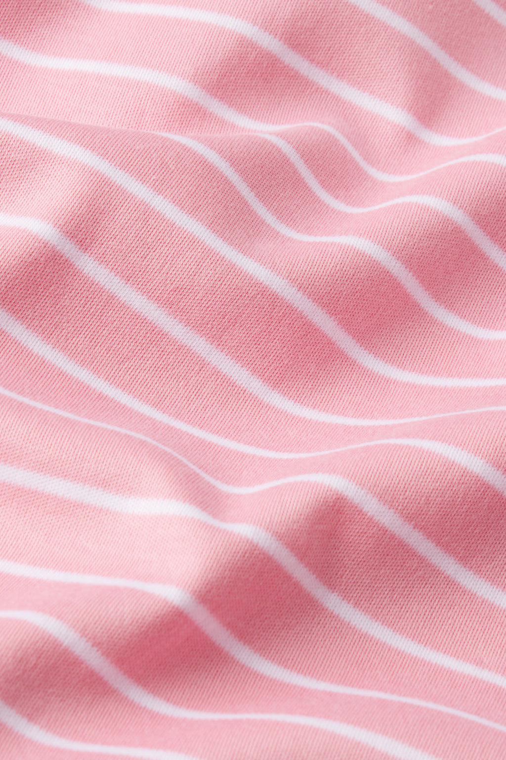 Pima Crew Wide Leg Pajama Set in Rosewater Rowing Stripe - Main Image 4