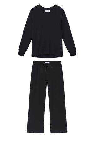 LAKE | Women | Lounge | Black Relax Pants Set