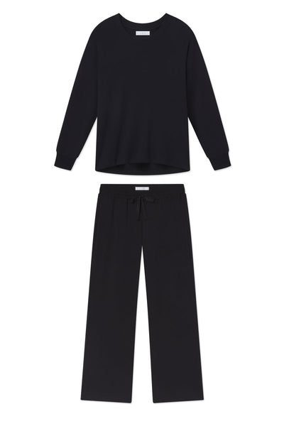 LAKE | Women | Lounge | Black Relax Pants Set