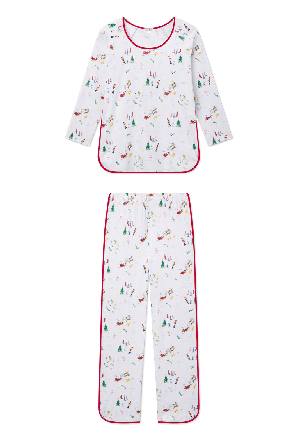 Pima Long-Long Set in Night Before Christmas - Featured Image 3