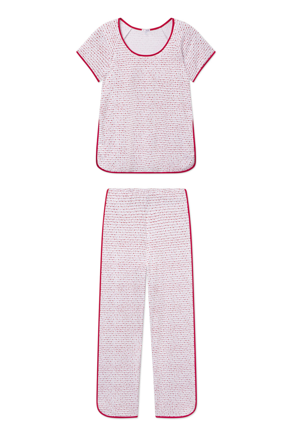 Pima Short-Long Set in Classic Red Garland - Featured Image 5