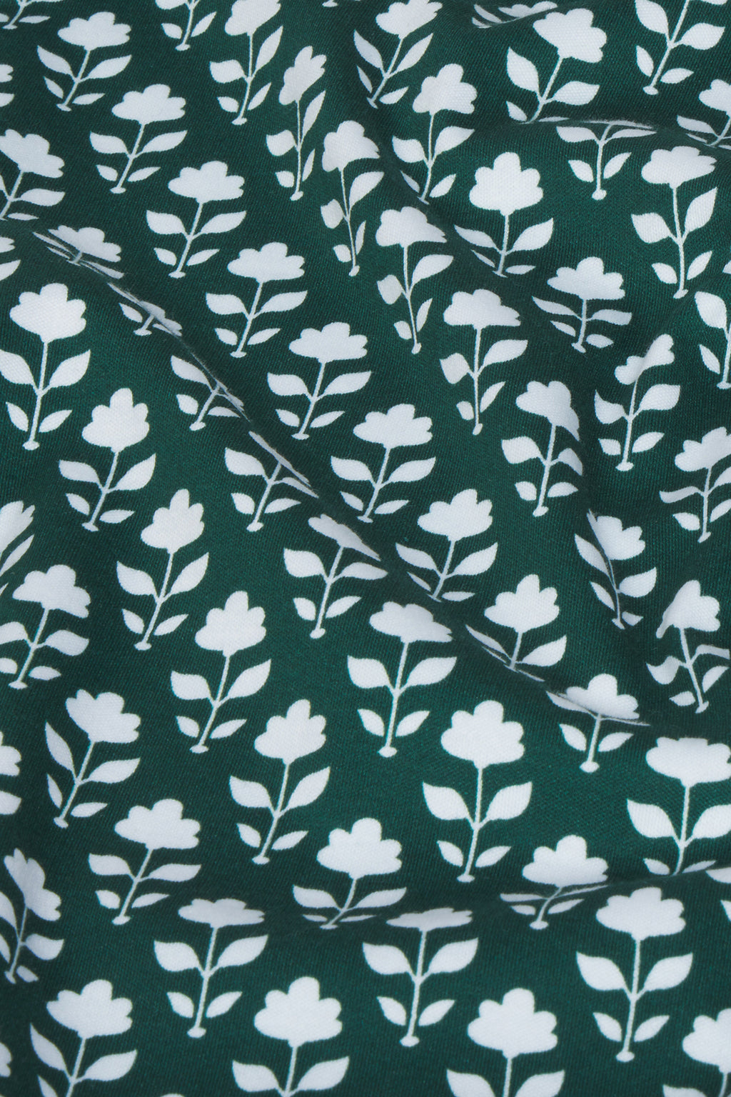 Pima Crew Wide Leg Pajama Set in Frasier Bloom - Main Image 5