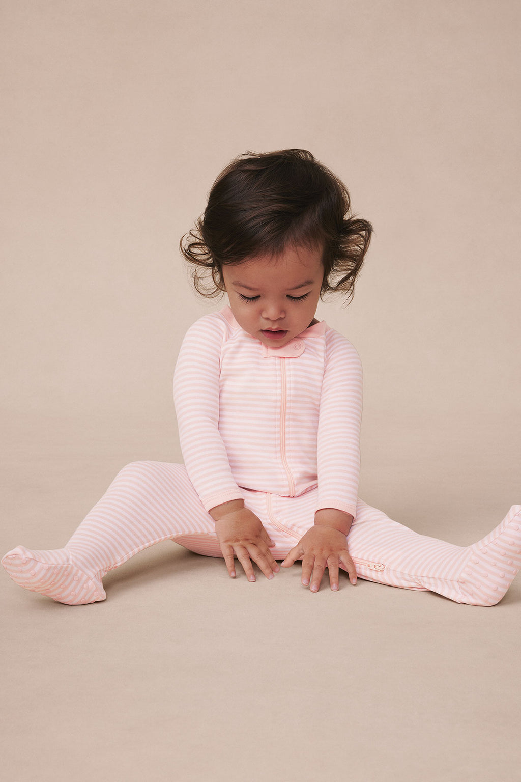 Baby Sleeper in English Rose Stripe - Main Image 2