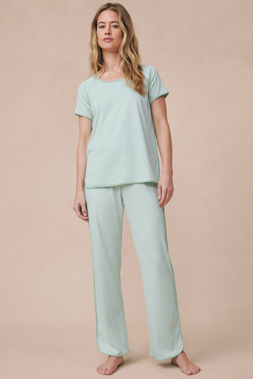 Pima Three-Piece Bundle in Parisian Green - Main Image 3