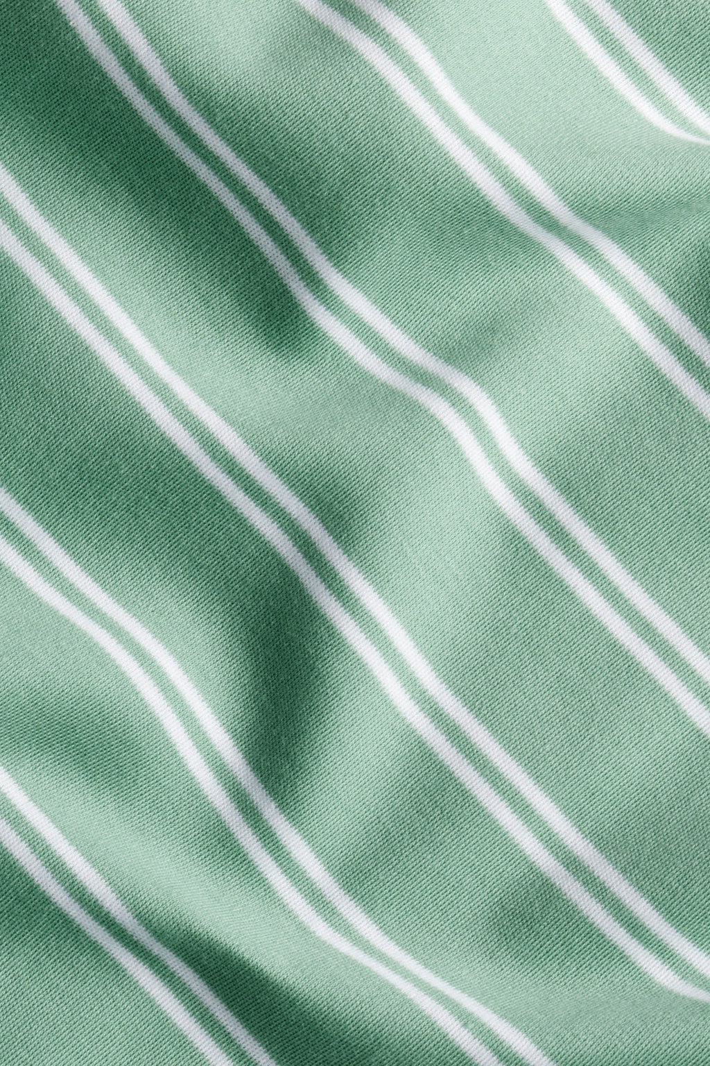 Pima Crew Long-Short Set in Meadow Stripe - Main Image 3