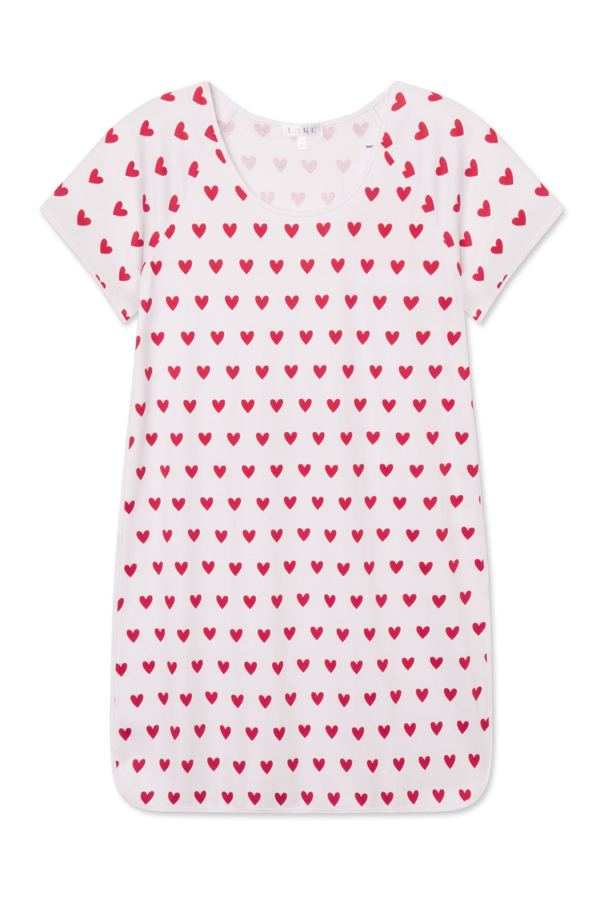 LAKE | Women | Pima Cotton Pajamas | Classic Red Heart Vivian