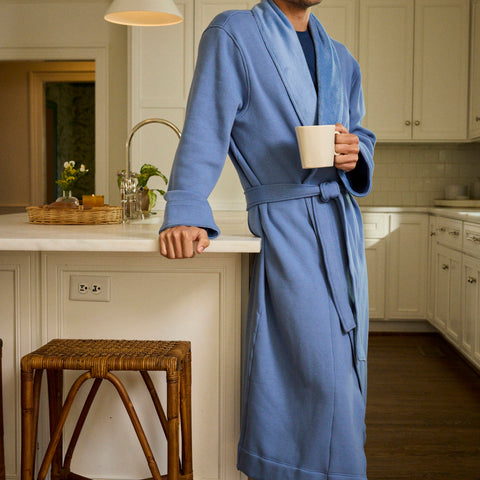 LAKE | Mens | Robe | Mystic Blue Cozy Robe