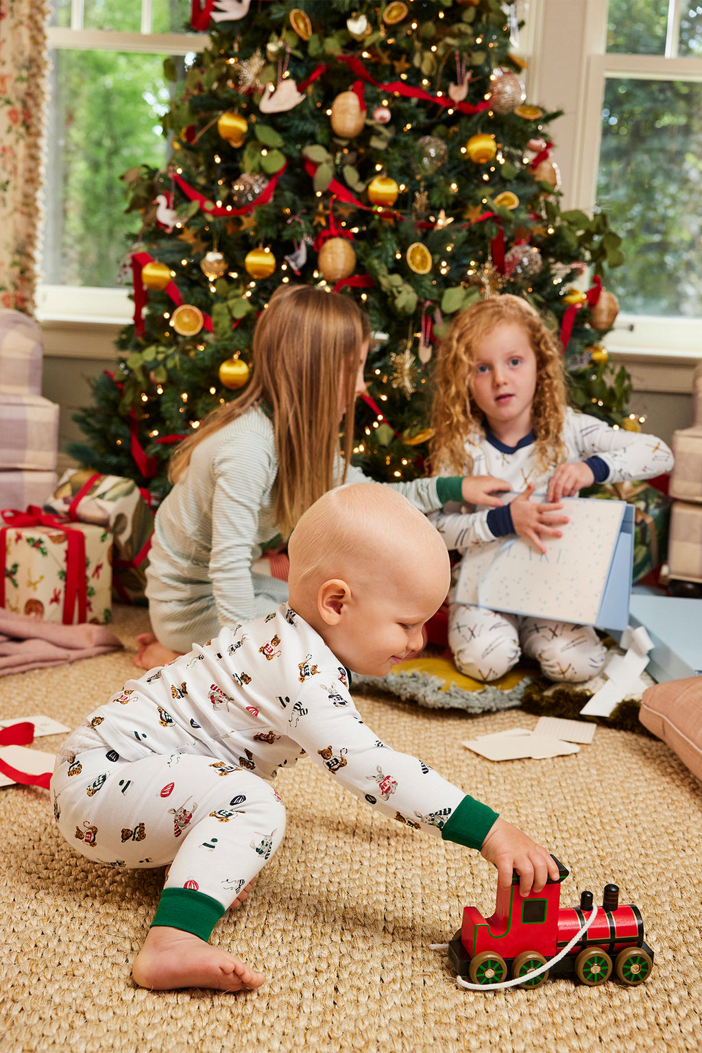 Baby Long-Long Set in Cozy Woodland - Main Image 2