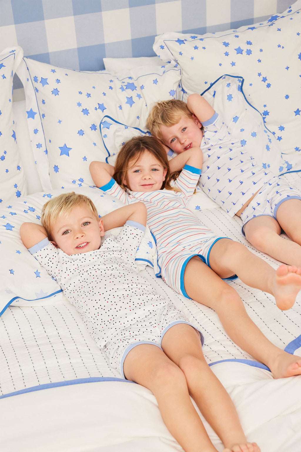 Kids Shorts Set in Blue Multi Star Gazer - Main Image 3