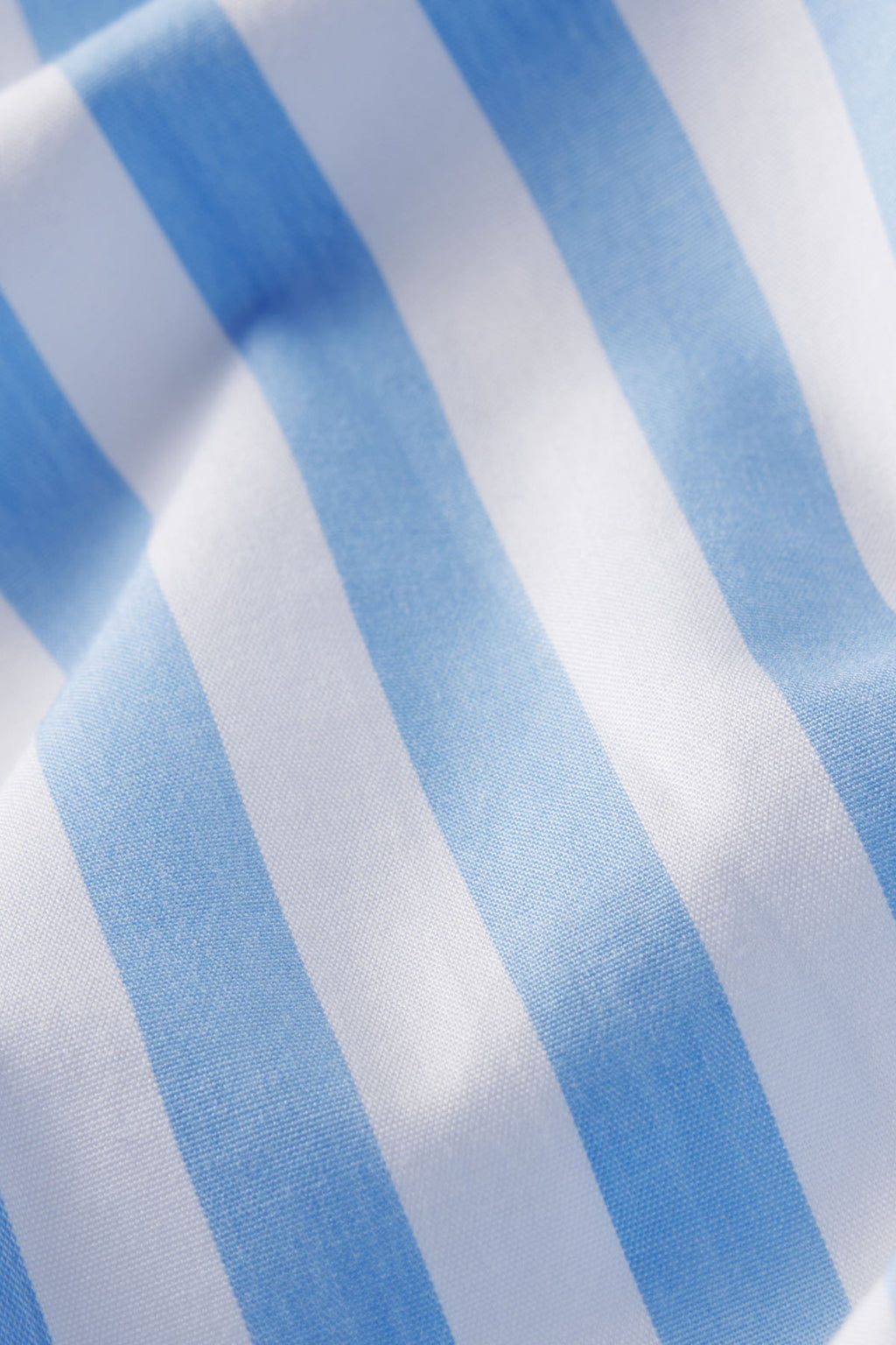 Poplin Piped Short-Long Set in Baltic Blue Beam Stripe - Main Image 4