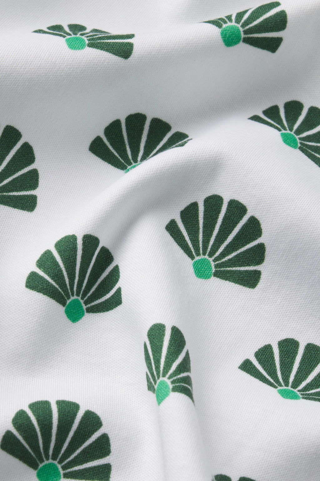 Pima Ruffle Shorts Set in Eden Scallop Shell - Main Image 4