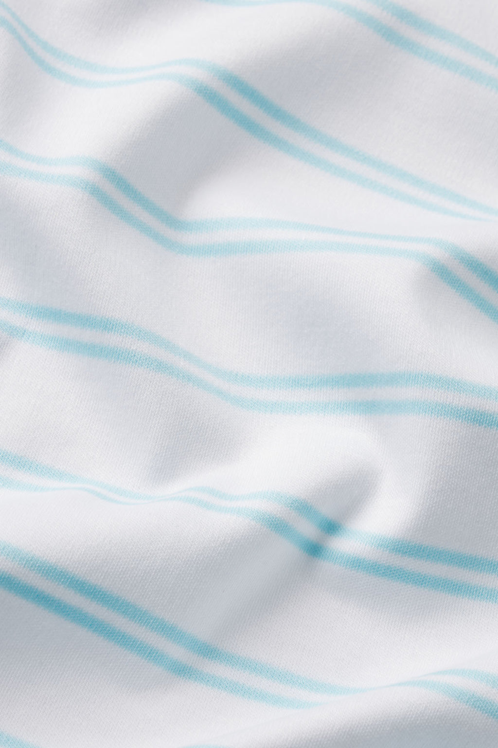 Pima Crew Long-Short Set in Salt Spray Tidal Stripe - Main Image 5