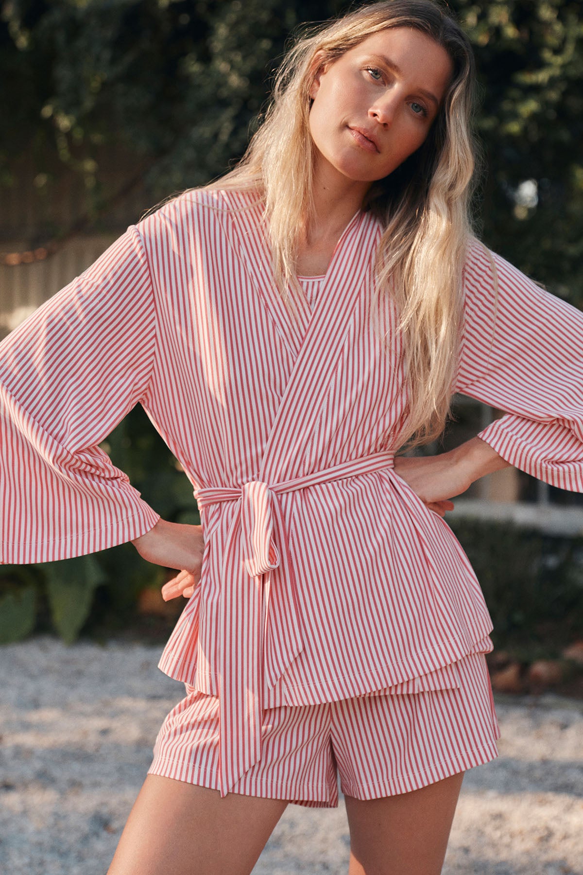 LAKE | Women | DreamModal® Pajamas | Winterberry Pencil Stripe