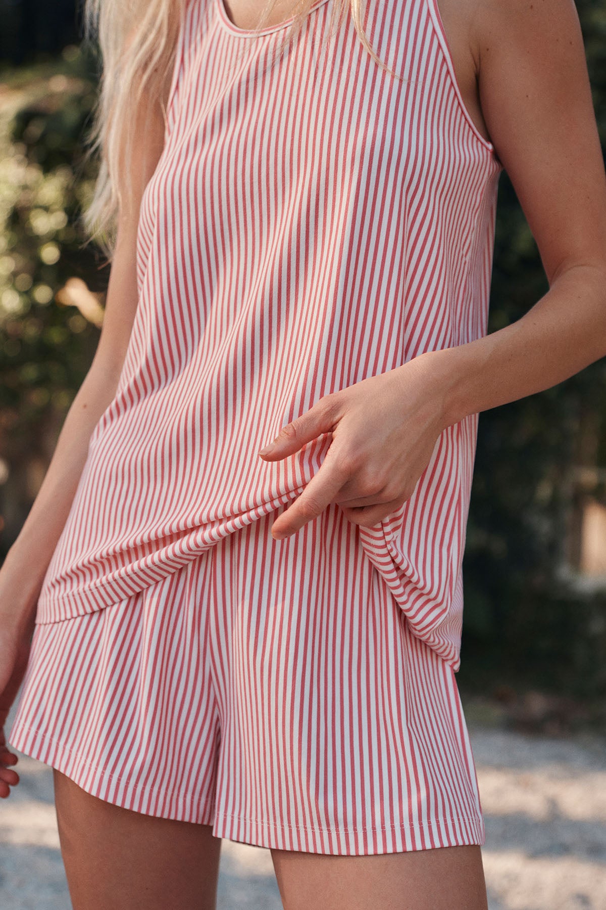LAKE | Women | DreamModal® Pajamas | Winterberry Pencil Stripe