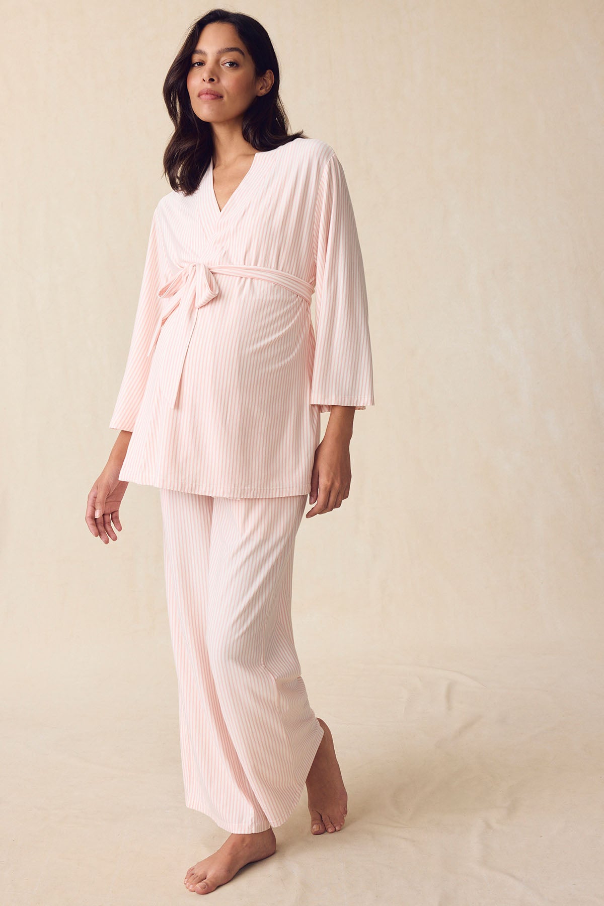 LAKE | Women | DreamModal™ Pajamas | English Rose Pencil Stripe
