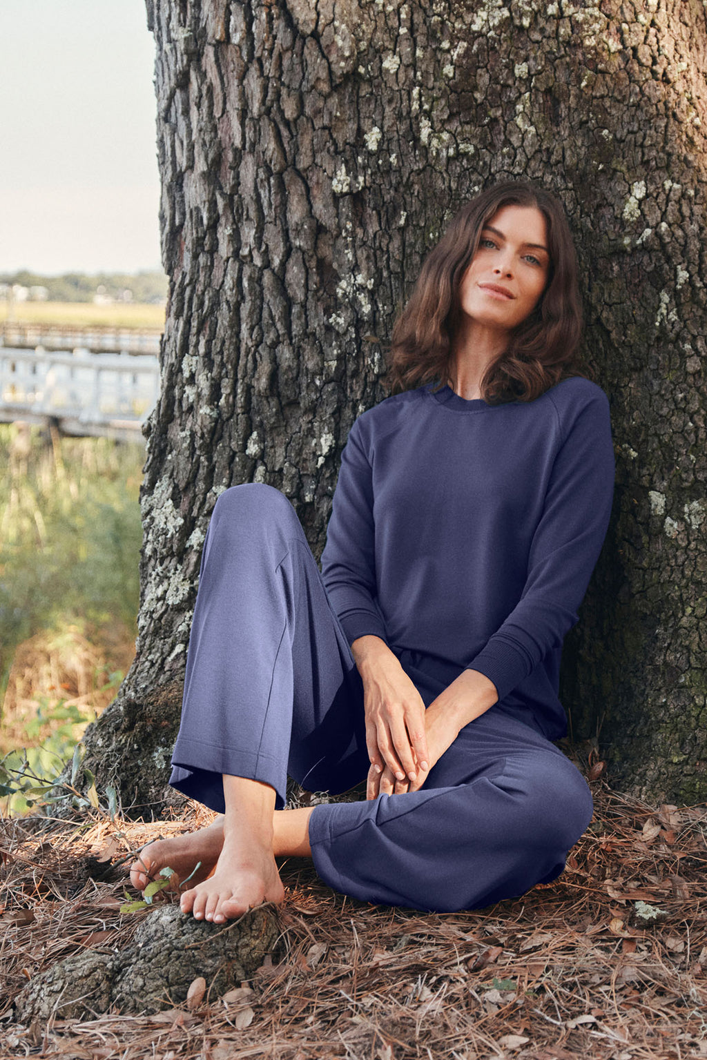 Relax Pants Set in English Navy - Main Image 1