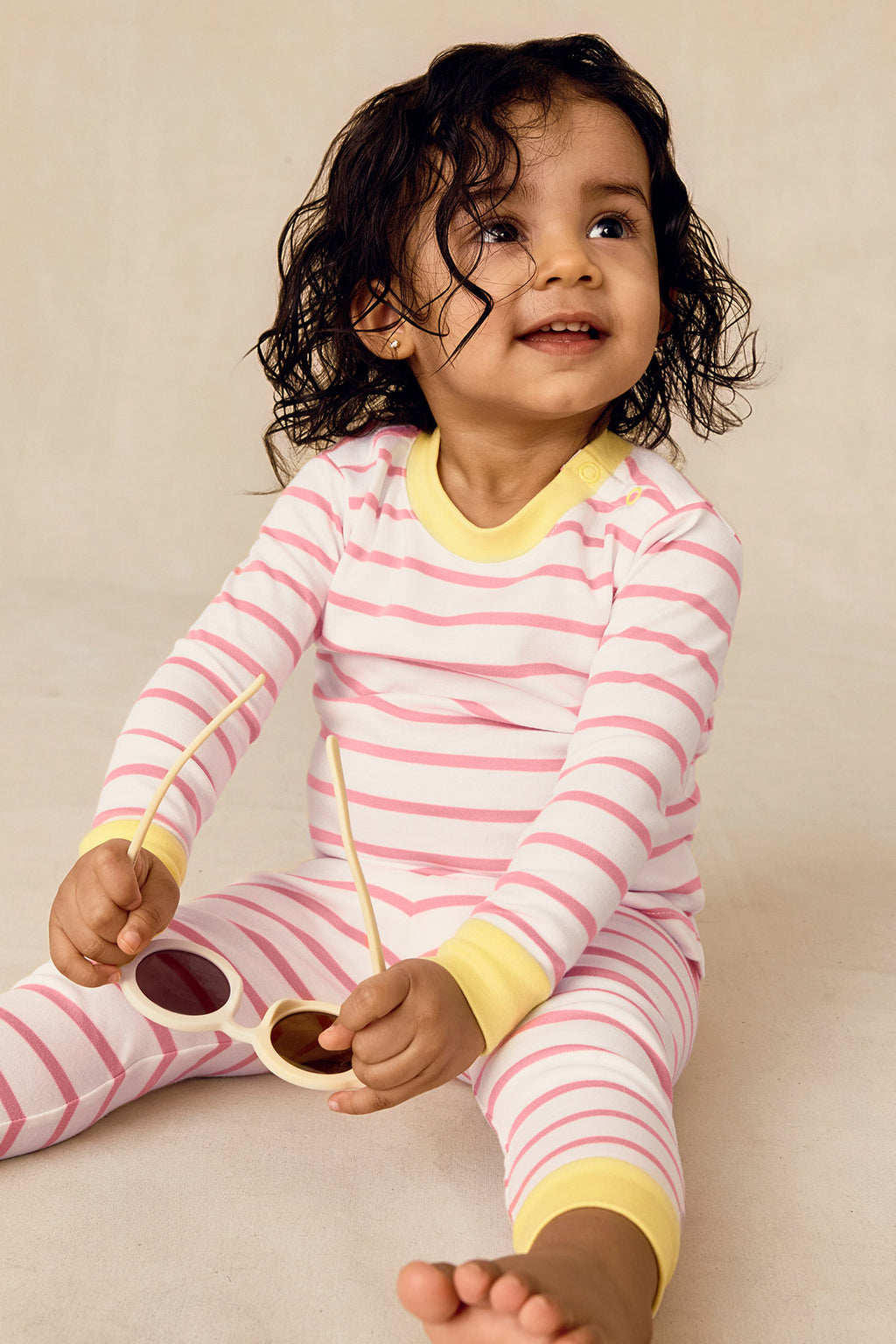 Baby Long-Long Set in Gelato Anchor Stripe - Main Image 1